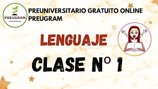 Clase nº 1 LENGUAJE  PREUGRAM [upl. by Suzi]