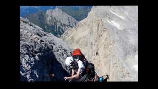 Marmolada ferrata cresta ovest [upl. by Zsa867]