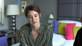 Shailene Woodley  Das Schicksal ist ein mieser Verräter  Interview  CINEMARedaktion [upl. by Ansley]