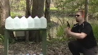 22LR Water Jug Test [upl. by Ahsitak]