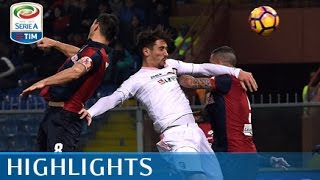 Genoa  Palermo  34  Highlights  Giornata 17  Serie A TIM 201617 [upl. by Atteselrahc110]