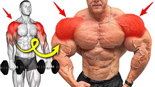 6 Exercises to Get Wide Shoulder Fastest  Shoulder workout [upl. by Yrailih]