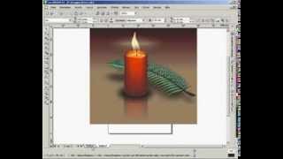 Corel Draw Tutorial  Zeichnen einer Kerze mit Corel Draw X3 [upl. by Ynttirb678]