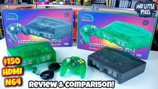 The 150 HDMI Nintendo 64 Console Warrior 64 Final Production Version From Intec Gaming REVIEW [upl. by Limaa]