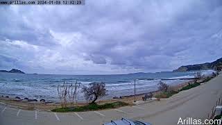 20240103 Arillas Corfu Live Webcam [upl. by Launam]