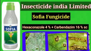 Sofia fungicide  Hexaconazole 4  Carbendazim 16  sc [upl. by Joby785]