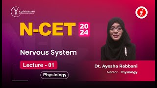 NIN Lecture Series Part1  Nervous System  Physiology  NCET 2024  AgriVision4U [upl. by Dlanar]