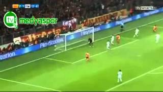 GalatasarayReal Madrid 43  Drogba Goal [upl. by Ellette]