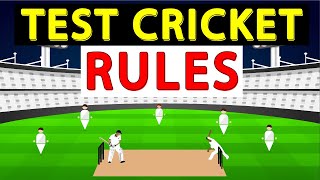 Rules of TEST CRICKET  How to Play Test Cricket  Test Cricket Rules and Regulations [upl. by Bernadina]