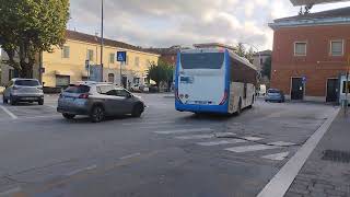 Iveco Bus Crossway 12 LINE CNG 423  Contram Macerata [upl. by Eicyaj313]