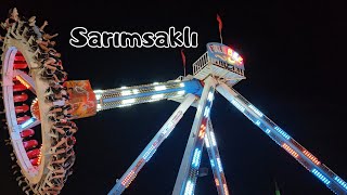 Ayvalık Sarımsaklı lunaparkı  Ege yaz akşamları [upl. by Ysied387]