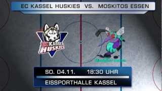 Spielankündigung EC Kassel Huskies vs Moskitos Essen [upl. by Qiratla142]