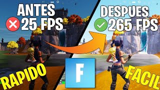 MEGA OPTIMIZACION FORTNITE CAPITULO 5  LA MEJOR OPTIMIZACION ¡TU PC IRA FLYING [upl. by Emirak]