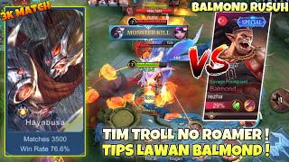 SOLO RANK KETEMU BALMOND RUSUH  TIM TROLL EGOIS NO ROAMER  Stenly Hayabusa [upl. by Bunce]