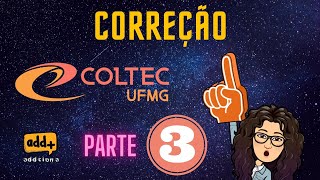 Correção Matemática COLTEC 2019 Parte 3 Questões 3637383940 [upl. by Jodee957]