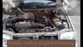 Suzuki cultus engine cleaning [upl. by Lisa923]