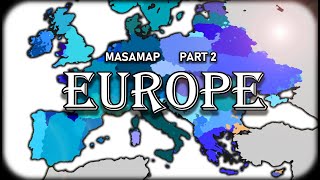 Masamans 2021 EthnoRacial Map of the World Part 2 Europe [upl. by Cutlerr]