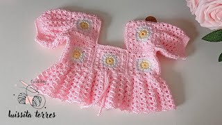 Sorpréndete de lo bonito que Queda Anímate a Tejer Fácil y Rápido Para Bebé a crochet Paso a Paso [upl. by Nyloc]