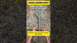 How to Tie a Lashing Knot StepByStep Guide knotskills shorts howto [upl. by Toinette856]