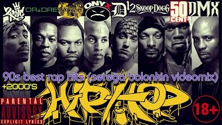 90s amp 00s Best HipHop Classics amp Throwback Rap Hits Serega Bolonkin Video Mix│Рэп Хиты 90х и 00х [upl. by Harragan]