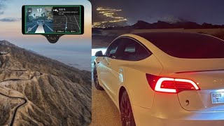 OpenPilot Experimental Mood on Tesla Model 3 HW3 from Jebel Hafeet [upl. by Aylmar]