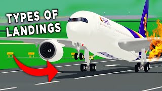 14 Types of LANDINGS in PTFS [upl. by Hpsoj78]