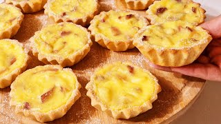 Fruit tartlets with custard Tart recipe Dessert [upl. by Aeynod]