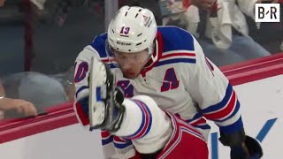 Rangers Win Game 3 vs Canes on Panarins BetweentheLegs OT Winner  2024 Stanley Cup Playoffs [upl. by Evey165]