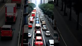 Urban Traffic Melodies 🚗🎶  Traffic Sound Effects No Copyright Free for Editing [upl. by Alemahs]