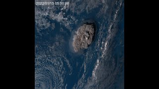 Tonga Atoll Volcano Eruption 2022 Jan 15 [upl. by Pillyhp]