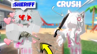 TROLLING my GIRLFRIEND with ADMIN COMMANDS in MM2 😂 Murder Mystery 2 Voice Chat [upl. by Seuqcaj]