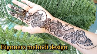 simple and easy Arabic mehndi designfront hand mehndi designmehndi ka designmehndi design [upl. by Billen]