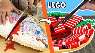 Catch and Making Delicious Sashimi Dish From GIANT LEGO Tuna  LEGO COOKING  Brick Munch [upl. by Kristy845]