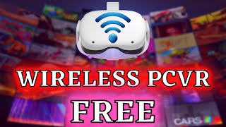 How to GET FREE WIRELESS PCVR Oculus Quest 2  ALVR  NO Virtual Desktop Needed [upl. by Ingar]