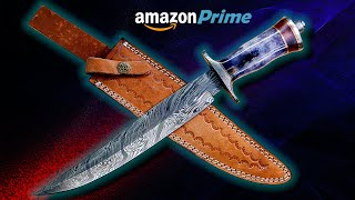 3499 Damascus Bowie Knife Is It Worth It [upl. by Nica]