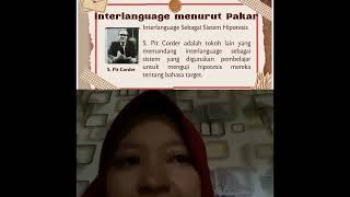 Interlanguage dan tahapan perkembangannya [upl. by Weaver36]