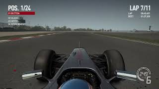 Codemasters F1 2010 Windows Q amp 20 Race Expert China Grand Prix McLaren Mercedes Jenson Button [upl. by Varipapa]