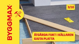 Åtgärda fukt i källaren del 3 gjuta platta [upl. by Alexandro232]