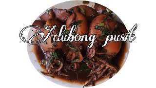 Adubong pusit recipe  Paano magluto ng adubong pusit [upl. by Naelopan]