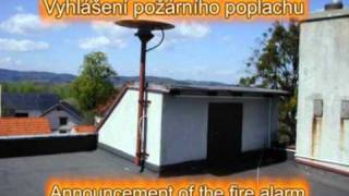 siréna  požární poplach  siren  fire alarm [upl. by Inaluahek]