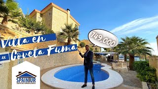 VILLA EN COVETA FUMA CON VISTAS AL MAR  SPAINTUR  4K ALICANTE  VENTA 749000 EUROS [upl. by Eillim]