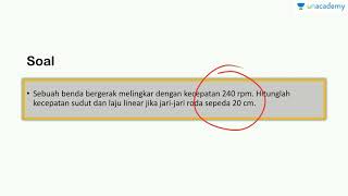 Gerak Melingkar Beraturan Soal dan Pembahasan 1 Fisika  SBMPTN SMA UN [upl. by Varrian]