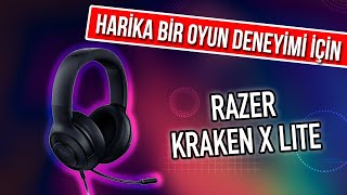 Razer Kraken X Lite Kulaklık Kutu Açılışı ve Detaylı İnceleme [upl. by Freedman776]