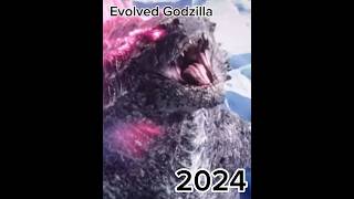 Evolution of Godzilla 19542024 evolution godzilla godzillaxkong [upl. by Ayet]