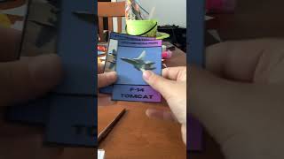 Opening DIY Fighter Jet Trading Cards [upl. by Iorio]