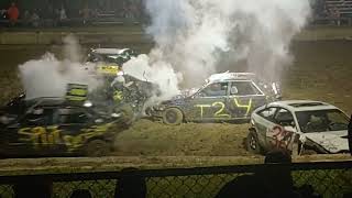 Carroll county mini bone stock demolition derby 51124 [upl. by Jerusalem]