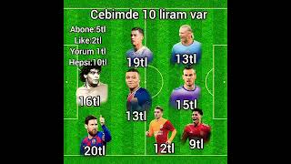 Cebimde 10 liram varkeşfet keşfetteyiz futbol [upl. by Aimehs956]