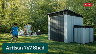 Artisan 7x7 Storage Shed  Keter [upl. by Kinson608]