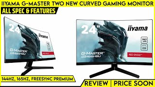 Liyama GMaster GB3266QSUB1 And G2466HSUB1 144Hz Curved Gaming Monitor Launched  Spec Features [upl. by Stark393]