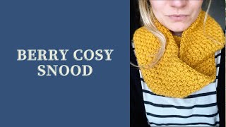 Berry cosy snood crochet pattern [upl. by Occir351]